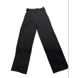 Max Studio London Black Wide-Leg Pull-On Pants XS